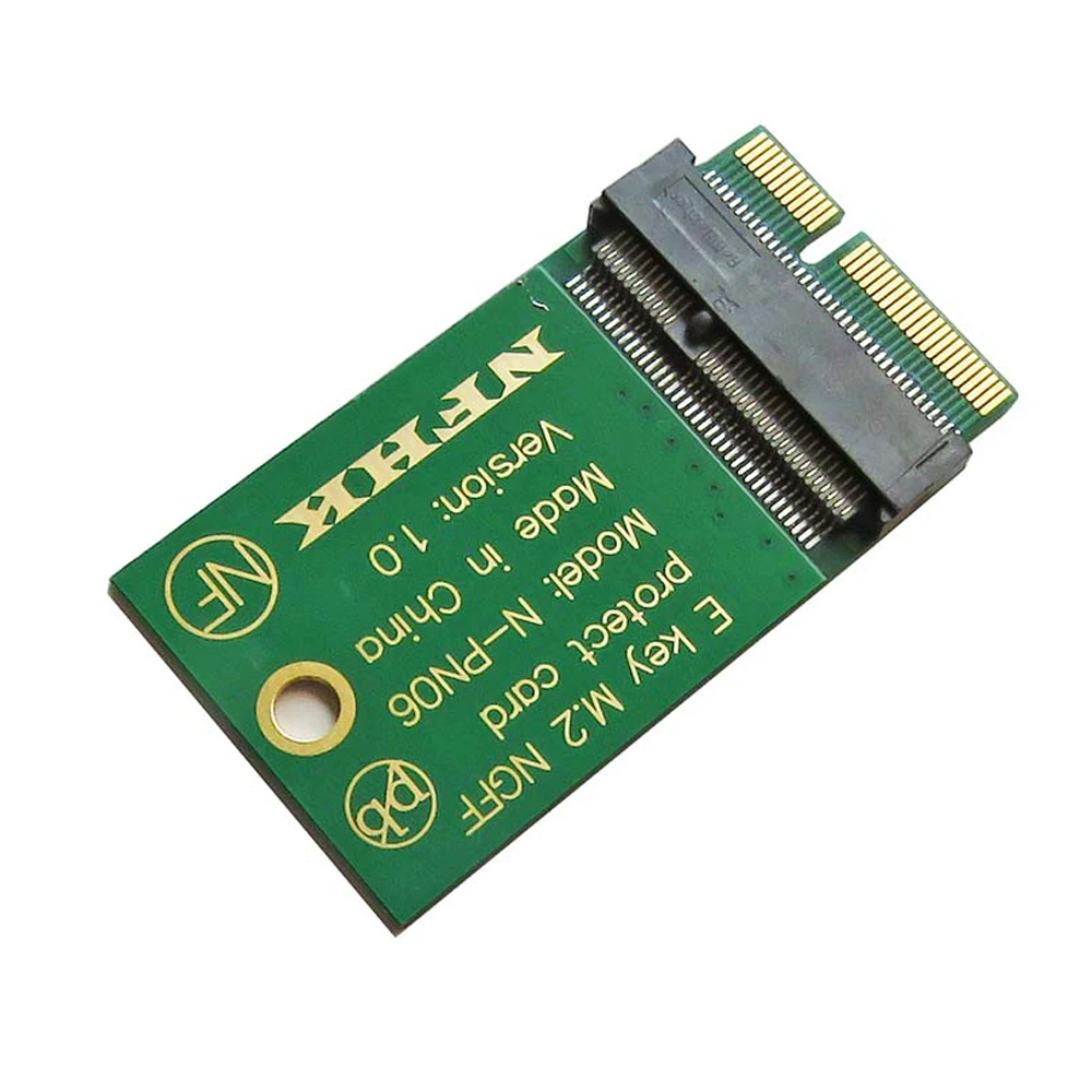 A+E Key E Key to M.2 NGFF Adapter Converter for M2 Wireless Network Card Test Protect M.2 WiFi Card Riser Expansion Add on Card