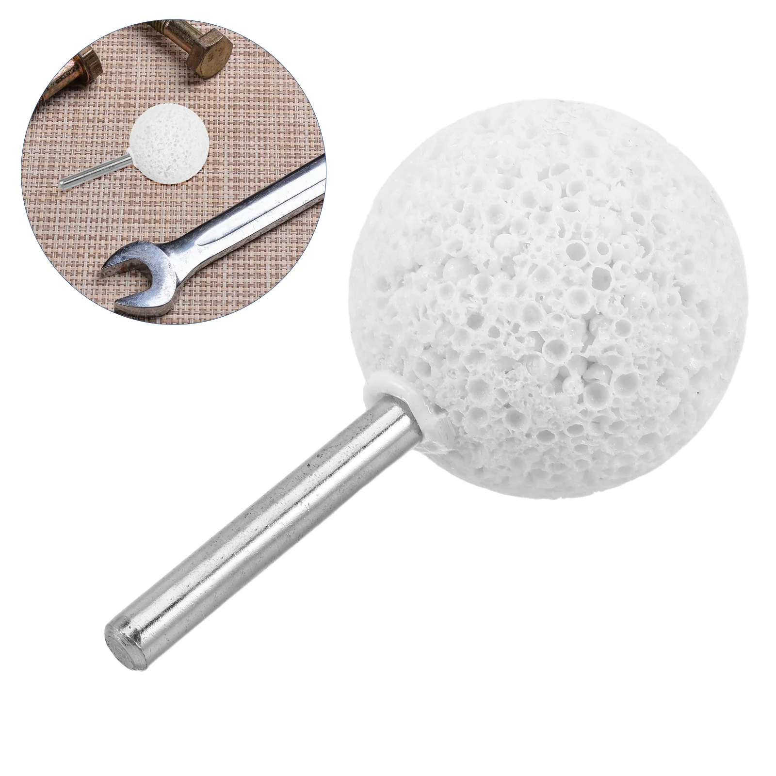 

Corundum Grinding Head Rotary Tool for Automotive Vacuum Tires Precision Deburring Tool Kit Buffing Polishing Wheel