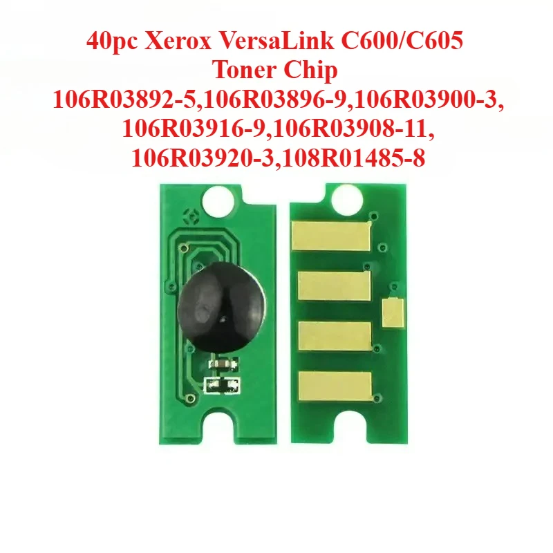 

40 шт. тонер-чип Xerox VersaLink C600/C605 (106R03892-5,106R03896-9,106R03900-3,106R03916-9,106R03908-11,106R03920-3,108R01485-8)