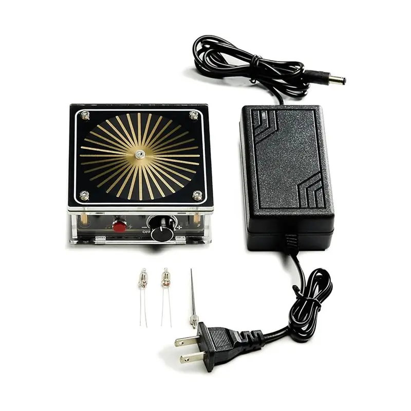 A42T-Bluetooth Music Coil Arc Plasma Speaker Science Experiment Desktop Model Coil 8 US Plug