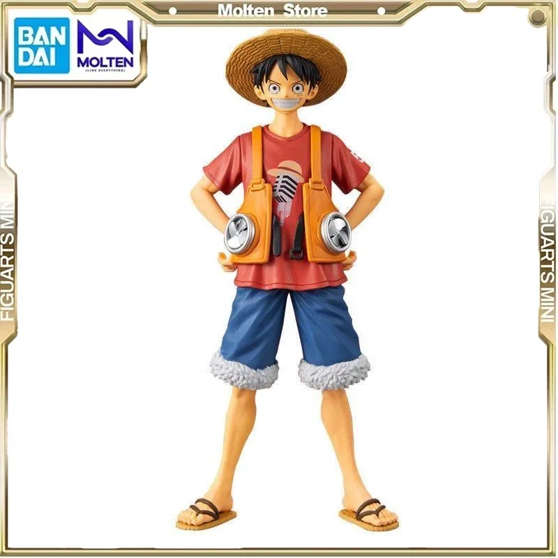 

Bandai Genuine ONE PIECE Monkey D. Luffy Action Figure Decoration Amusement Collectible Model Toys Children Birthday Gift