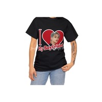 I Love My Boyfriend Shirt Custom Nct Mark Lee Green Hair Photo Merch Gift Ideas For Fans Nctzens T-Shirt