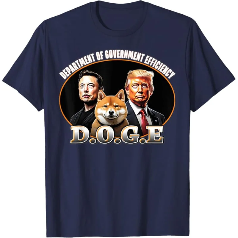 Trump 2025 D.O.G.E DOGE Department Of Government Efficiency T-Shirt