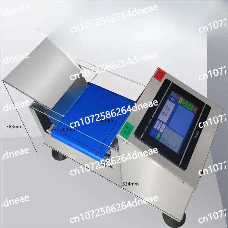 Automatic weighing machine screw package assembly line belt scale dynamic check scale