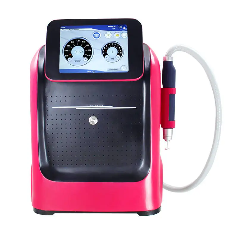 

Portable Tattoo Removal Nd Yag Laser Skin Rejuvenation Whitening Carbon Peel Beauty Machine For Salon