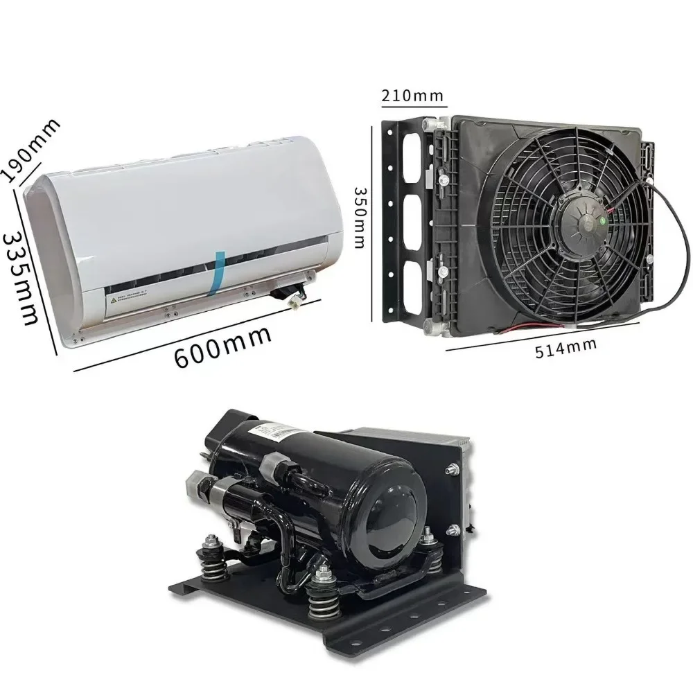 24 Volt Air Conditioning Truck Bus Air Conditioning System Universal RV Air Conditioning Kit Hidden 24 Volt 1 High Quality