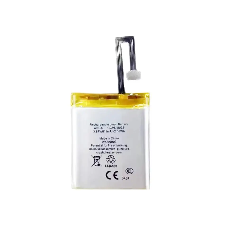 Good Low-Temperature Performance 611mAh For Ticwatch Pro 5 Wbl-U Robust Smart Watch Battery
