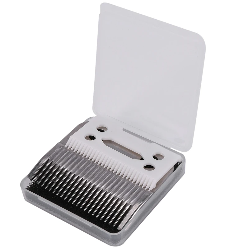 2Pc Hair Beard Replace Ceramic Blade Cutter Metal Bottom For Wahl Shear Clipper