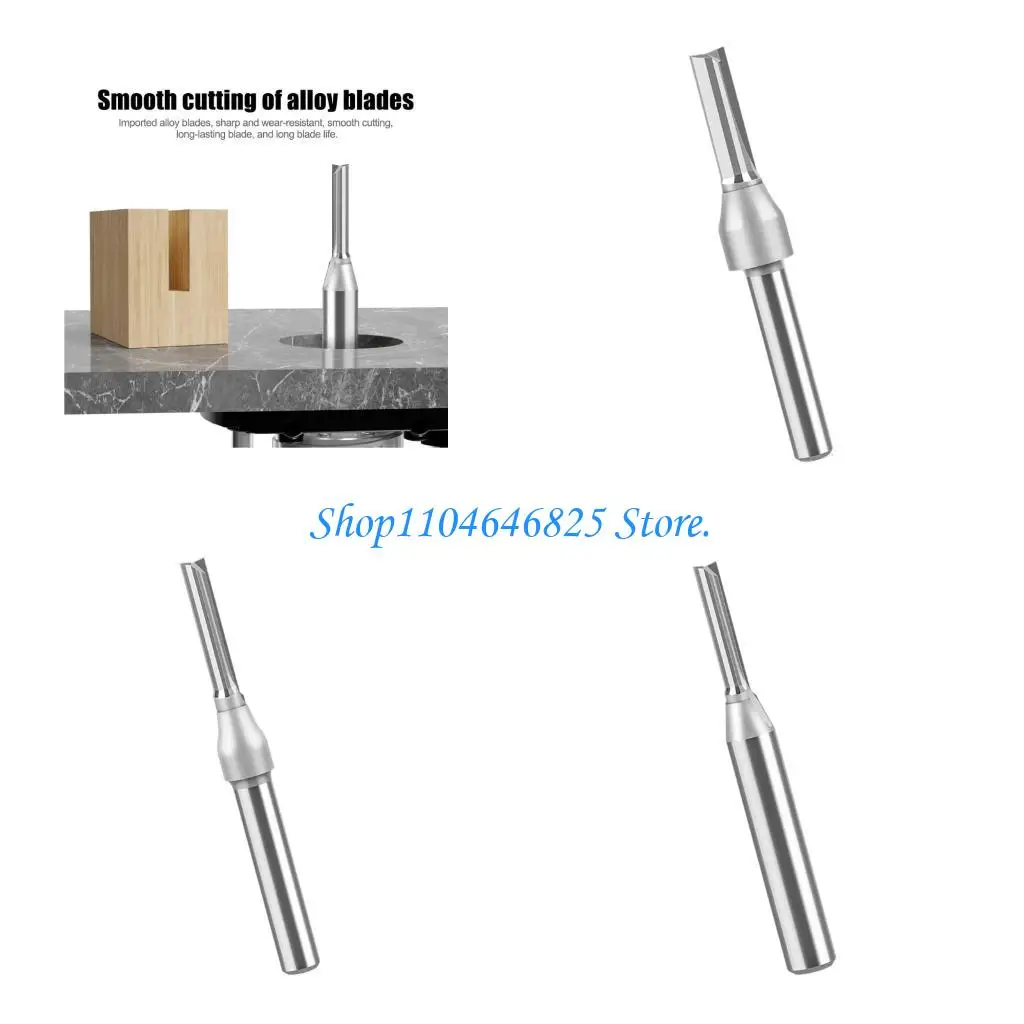 

1/4inch Shank Straight Slot Milling Cutter End Mill High Speed Steel Router
