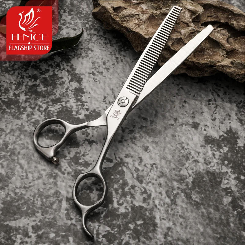 Fenice 6.5 inch pet dog grooming scissors Bichon Teddy dog thinning trimming scissors shears for dogs products 25-30% rate