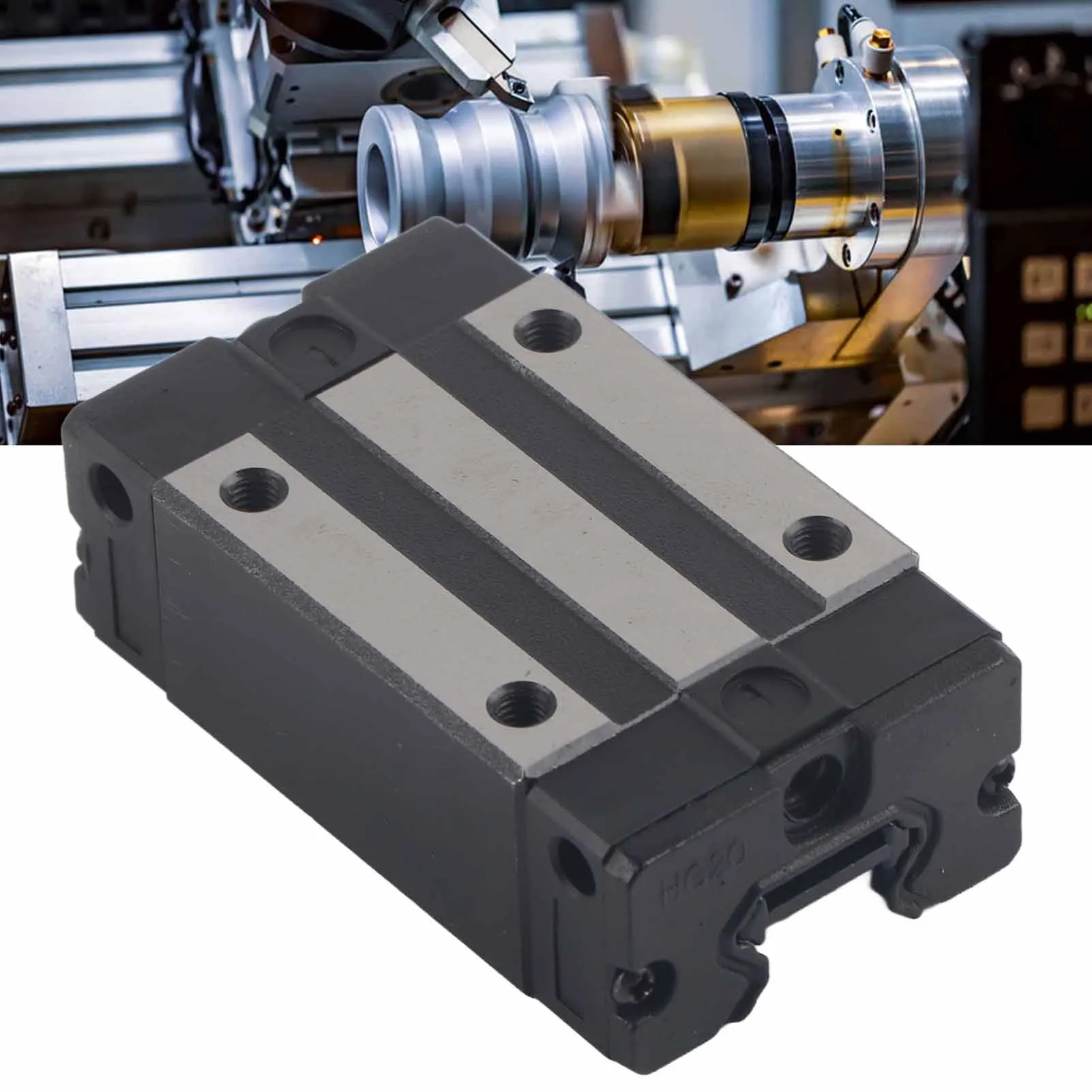 Slider Linear Bearing Slide Block Low Resistance Smoothly Movement Wear Resistant Linear  Slider for CNC Machine Tool