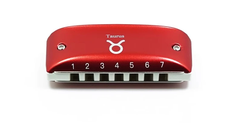

7 Hole Blues Blues Color Beginner Harmonica Fashion Pendant BF