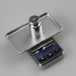 Mini báscula electrónica de bolsillo para joyería, equipo de experimentos, 0,01g, báscula de té, báscula de oro, precisión portá