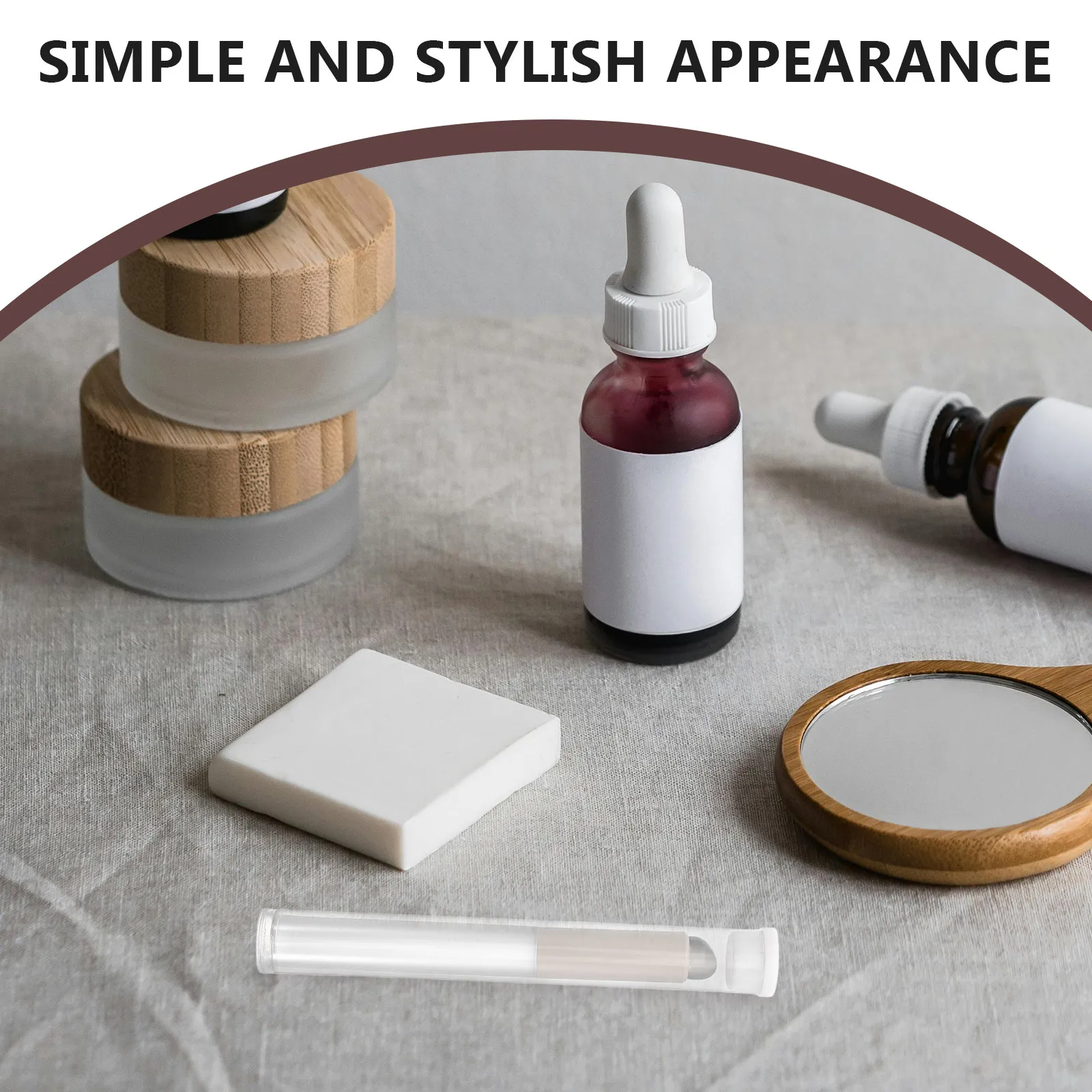 Round Head Silicone Lip Brush Portable Transparent Jelly Texture Beauty Tool for Lipstick Gloss Balm Mask Application Precise