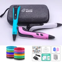 Bolígrafo 3D Original para niños, bolígrafo de impresión de dibujo 3D con pantalla LCD, juguetes de filamento PLA/ABS para niños, regalos de cumpleaños y Navidad