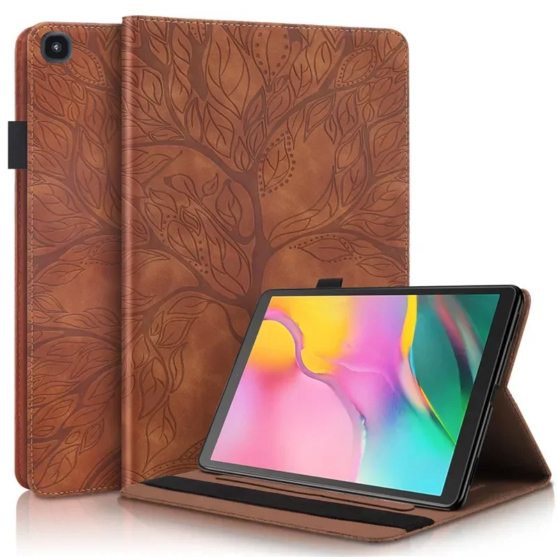 3D Tree Emboss for Samsung Galaxy Tab A7 10.4 2020 Case A8 A7 Lite Cover Funda Tablet For Samsung Galaxy Tab A9 A9 Plus S9 Case