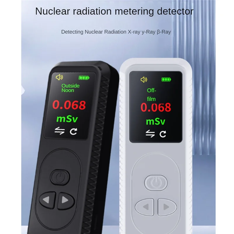Practical-Geiger Counter Rechargeable Nuclear Radiation Detector Personal Dosimeter Detector TFT Radioactive Tester