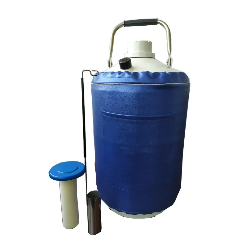 Portable liquid nitrogen ice cream container cryogenic tank Dewar liquid nitrogen container with liquid nitrogen tank