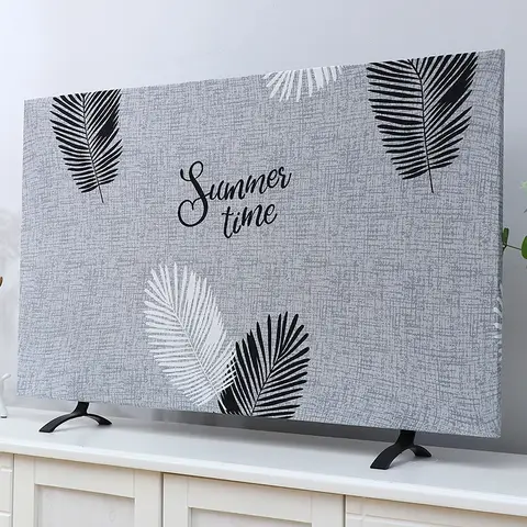 Large and Small Sizes Available for This Universal Style TV Dust Cover, Designed for All Home Entertainment Centers