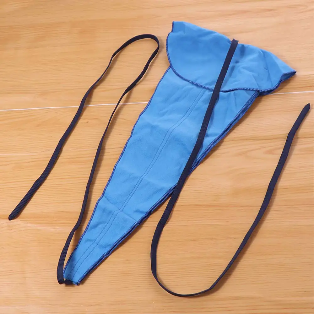 Alto Tenor Saxophone Cleaning Rag Inner Chamber Inside Tube Woodwind Cleaning Cloth Highly Absorbent Blue Sax Wiping Cloth