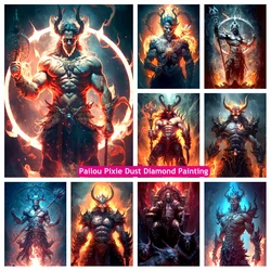 Hades Lord Of The Underworld 5d Diy AB Diamond Art Painting Greek Mythical Death God Cross Stitch Mosaic Home Decor Gift
