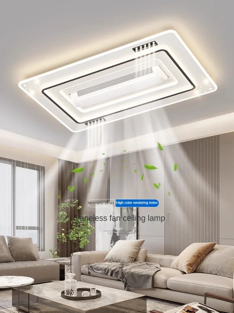 

NEW Modern Minimalist LED Ceiling fan light with Full Spectrum Eye Protection for Bedroom and Study Room ceiling fan with light