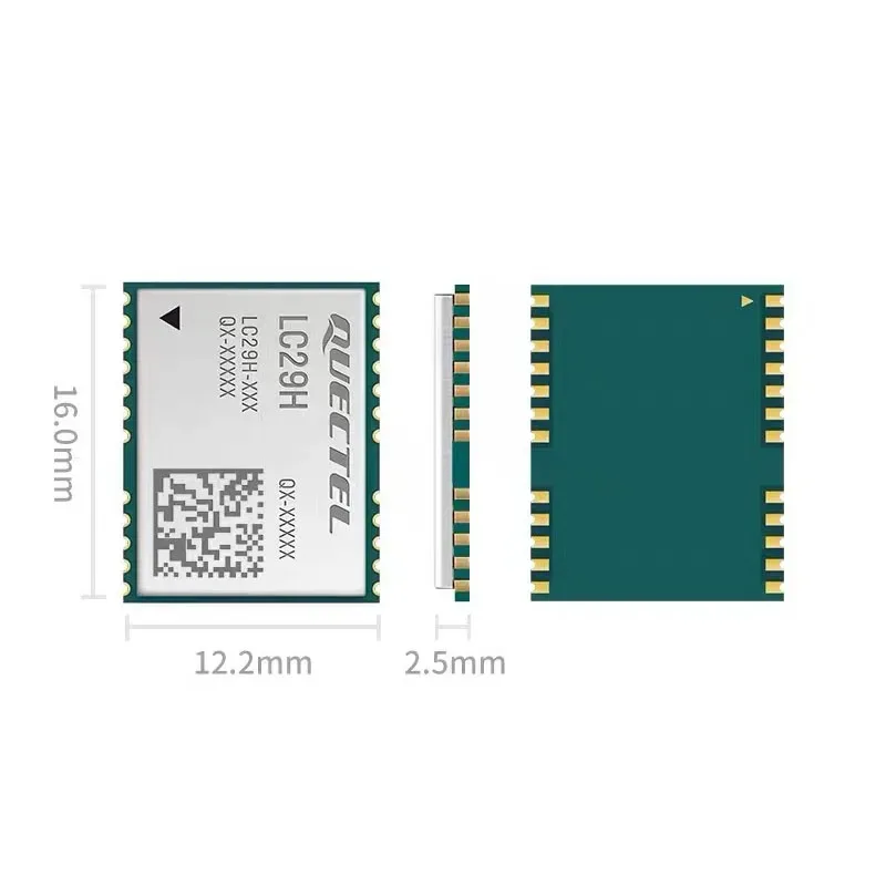 Quectel LC29H RTK DR GNSS Módulo de doble banda L1 L5, Base de centímetro de alta precisión, placa de expansión de posicionamiento del Rover Raspberry Pi