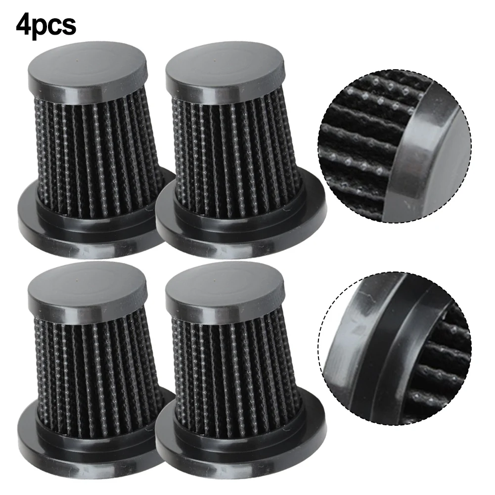 Фильтры для повышенной производительности в беспроводных портативных автомобильных пылесосах, набор из 4 предметов с высокой эффективностью фильтрации