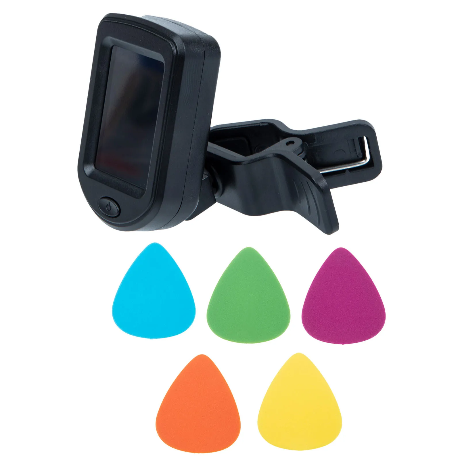 

1 Set Guitar Tuner Clip-On Tuning Tool For Acoustic Electric Bass Violin Folk Guitar Accessories Practical Compact Replacement