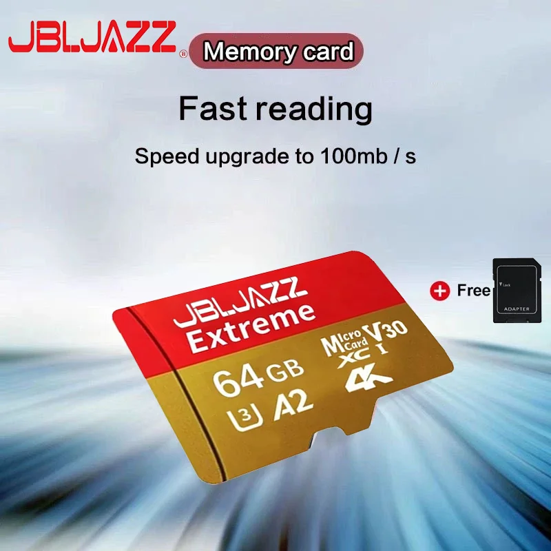 Cartão Micro SD Original para Câmera de Segurança e Câmera Veicular - 64GB 128GB 256GB 512GB Cartão de Memória de Alta Velocidade Compatível com Adaptador SD
