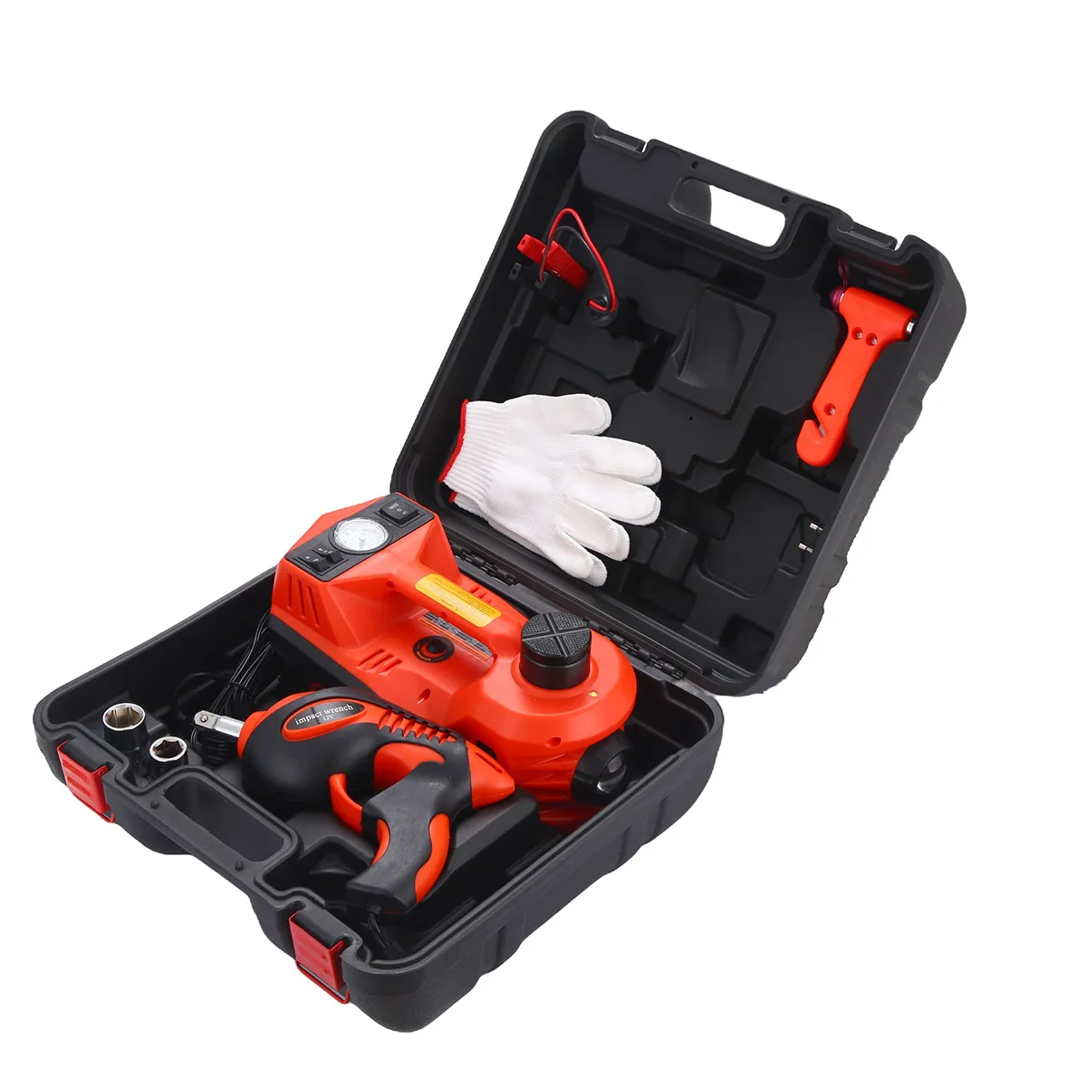 Car Horizontal 5T Multi-functional Vehicle 12V On-Board Electric Jack Set Cross-Country Tire Change General