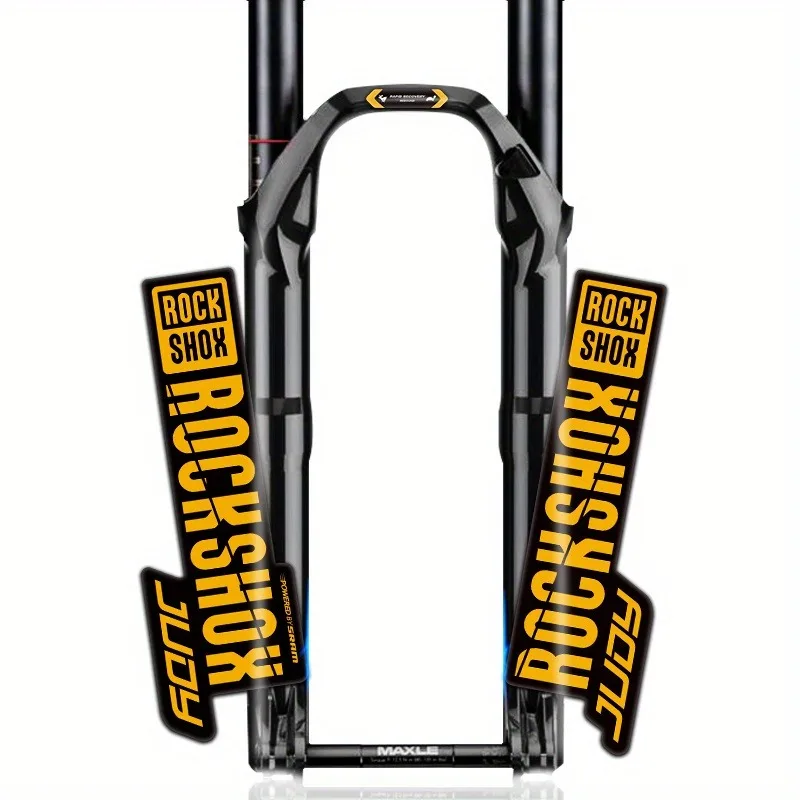 AliExpress NONE 2-Pack RockShox Judy MTB Fork Stickers Waterproof Vinyl Decals Mountain Bike Front Fork Decorative Stickers