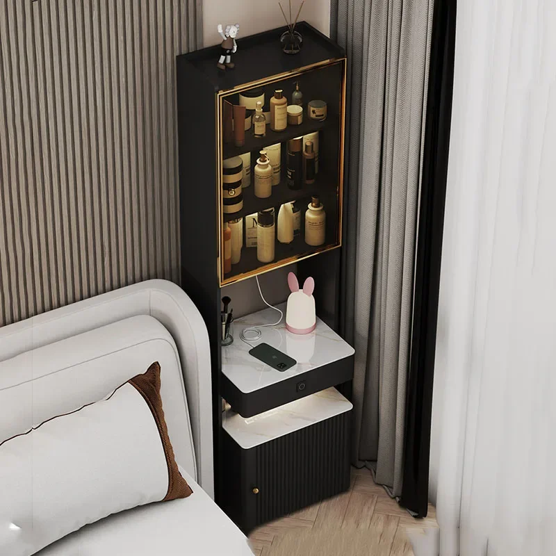 

Storage Furniture Nightstands Pretty Minimalist Italian Modern Bedside Table Aesthetic Makeup Table De Chevet Home Furniture