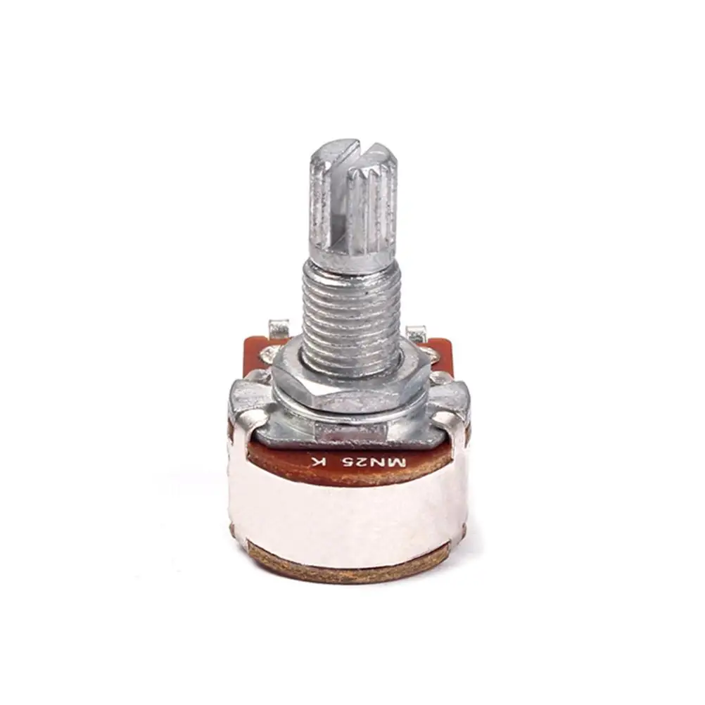 Potentiometer Guitar Volume Adjustable MN25K Solder Lugs Audio-potentiometers Amp