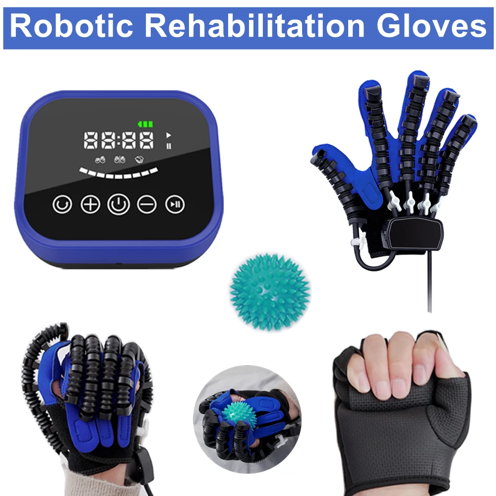 Rehabilitation Robot Gloves Hand Rehabilitation Device for Stroke Hemiplegia Hand Function Recovery Hand Finger Trainer