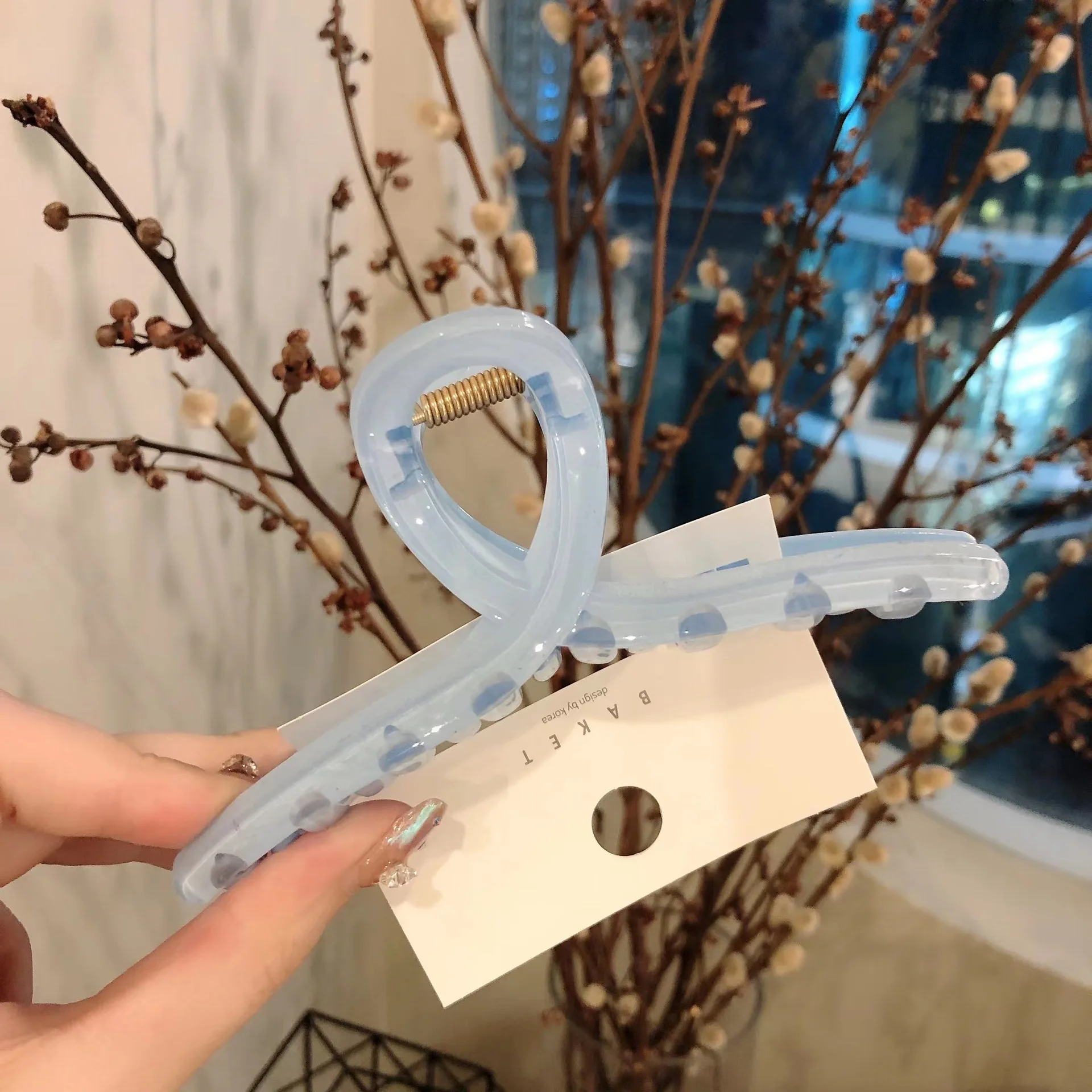 13Cm Hair Volume, Many Hairpins, New Korean Products, Summer Candy Color Fashion Hair Clip Claw Clamp