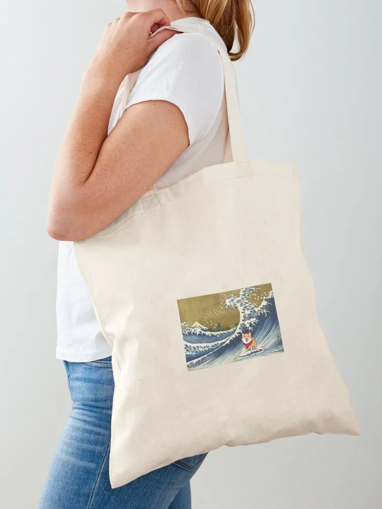 

Shiba Inu Tote Bag tote bag custom shopping bag Women's beach bags