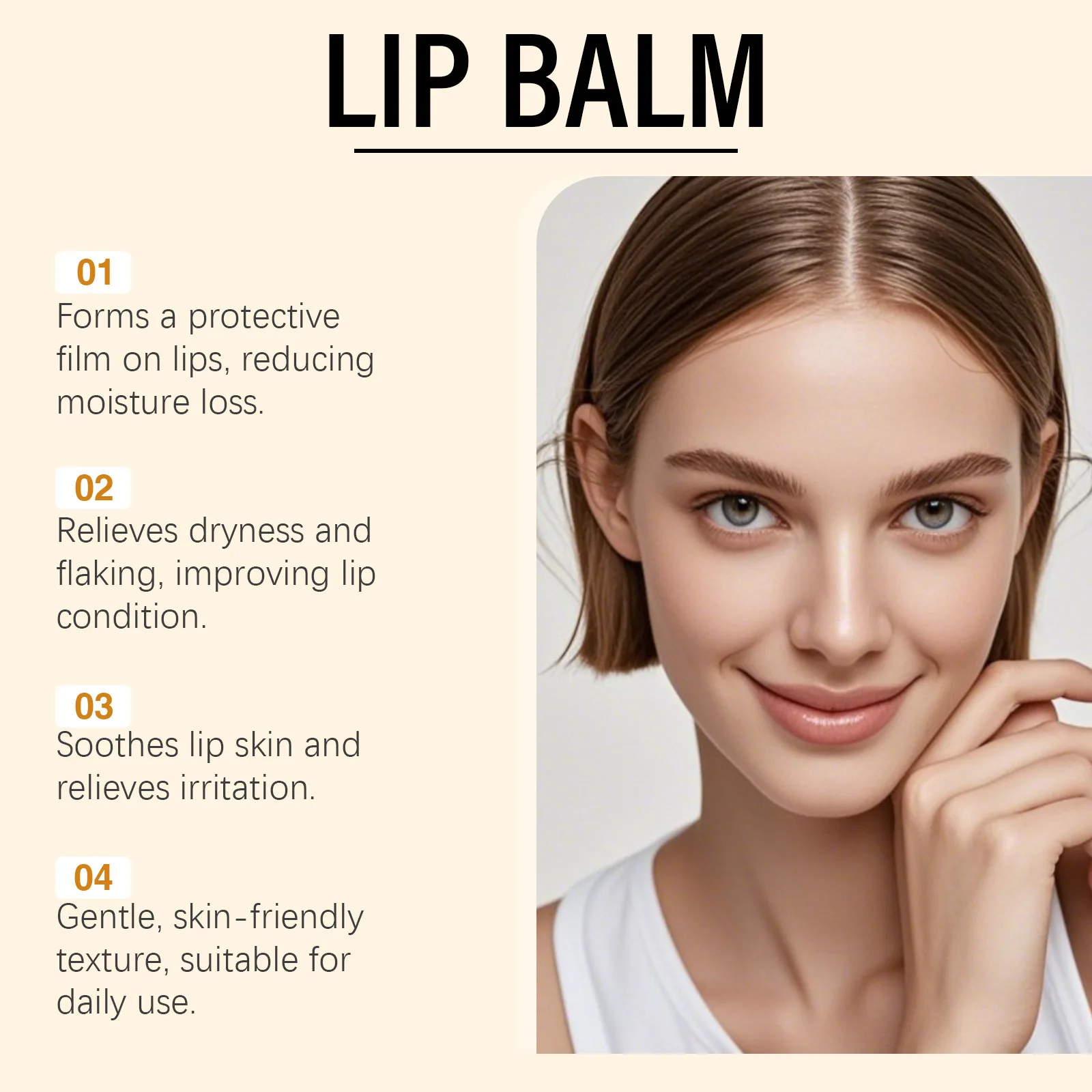 

EELOHOE Turmeric Lemon Lipstick Remove Dead Skin Exfoliate Repair Dry Cracks Relieve Dryness Brighten Skin Lip Nourish Lipstick