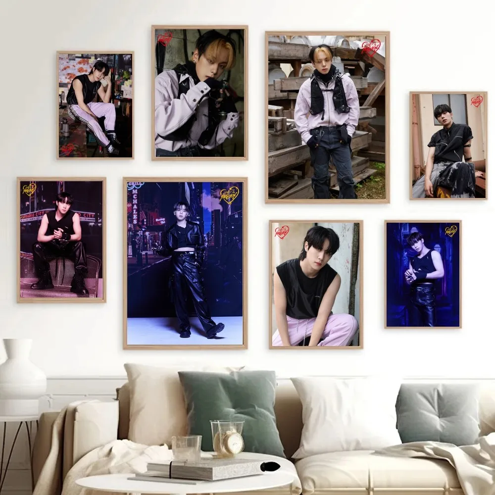 

WEi 5th Mini Album Love Pt.2: Passion Concept Photos Poster Bedroom Bedside Wall Stickers Modern Home Decor Frameless Painting