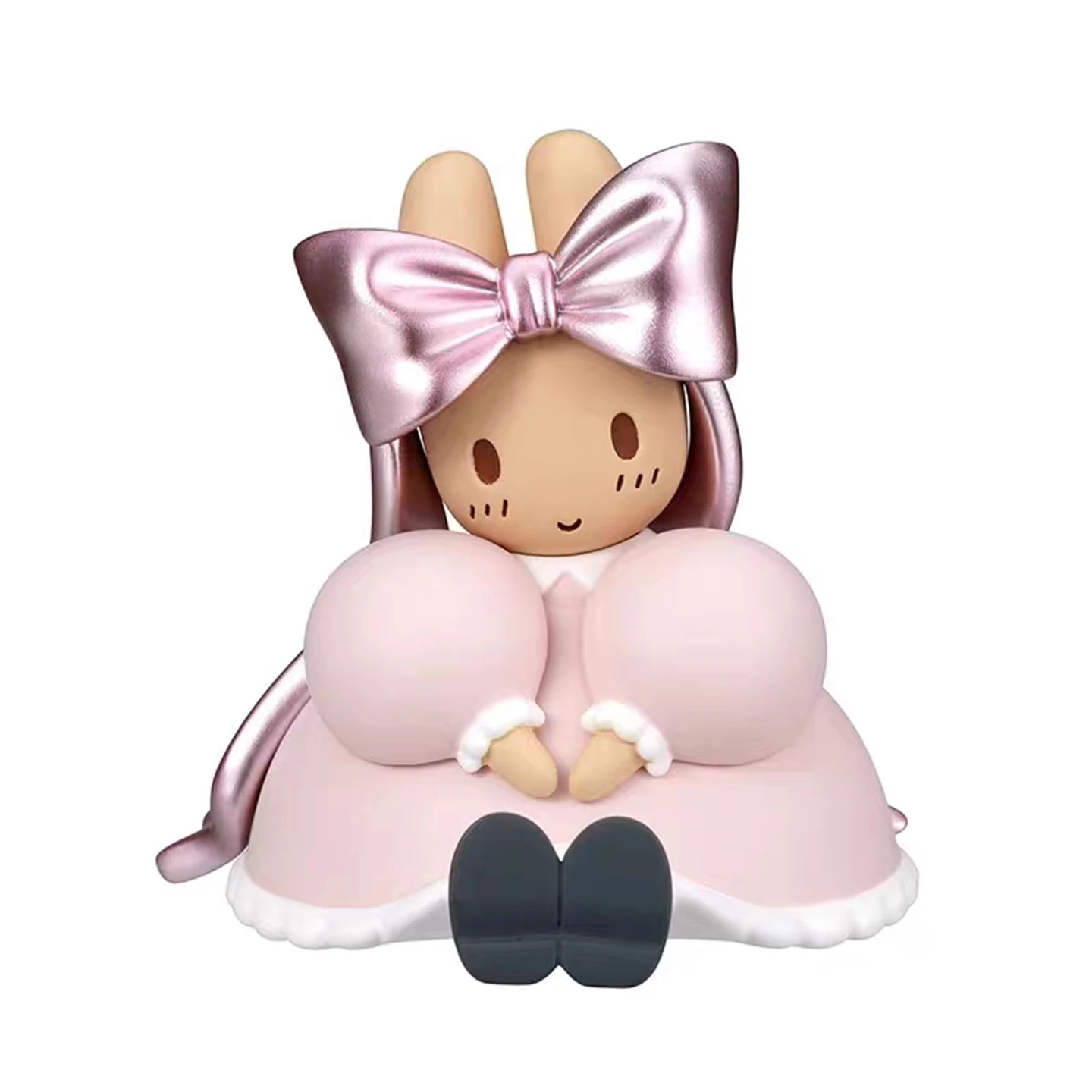 Sanrio Charaktere Ballett Schleife Design Melody Kuromi Cinnamoroll Mini Ornament Twisted Egg Set Actionfiguren Anime Peripheriespielzeug