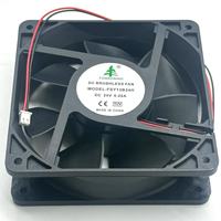 FONSONING FSY13B24H DC 24V 0.25A 120x120x38mm 2-Wire Server Cooling Fan