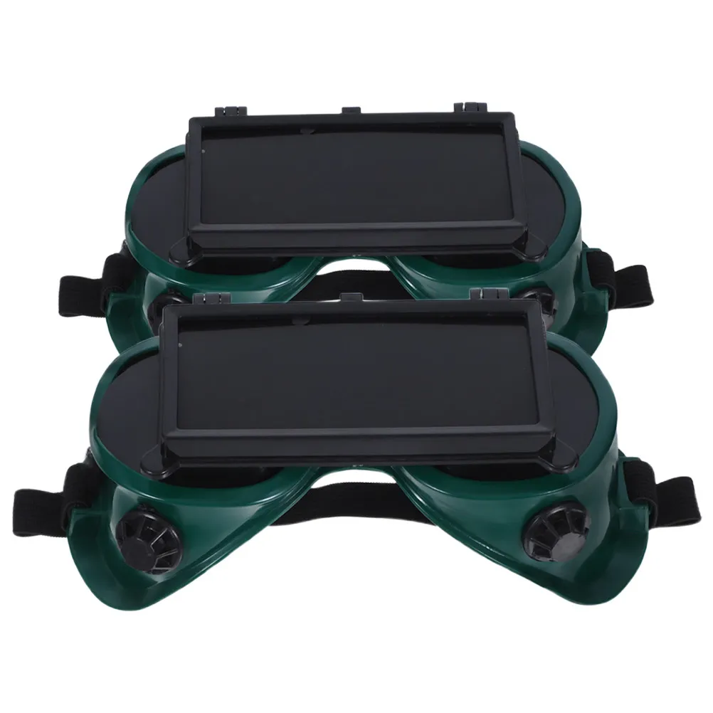 

2 шт. Защитные очки для сварки, двойные откидные, противотуманные, ударопрочные, для сварки, пайки, резки, работы с горелкой