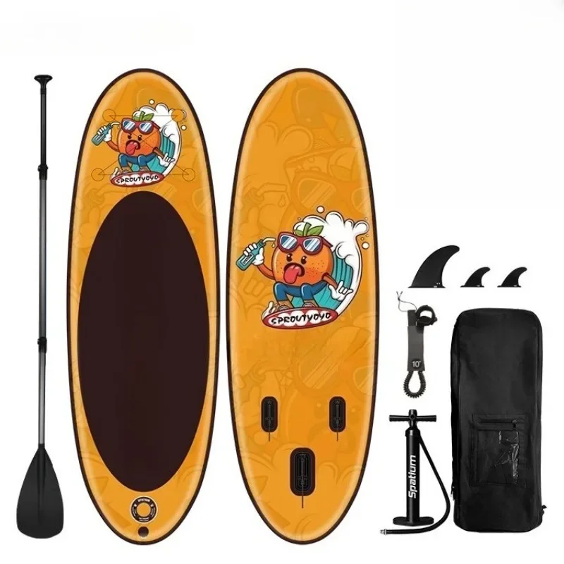 

Children's inflatable paddle board thickened standing surfboard