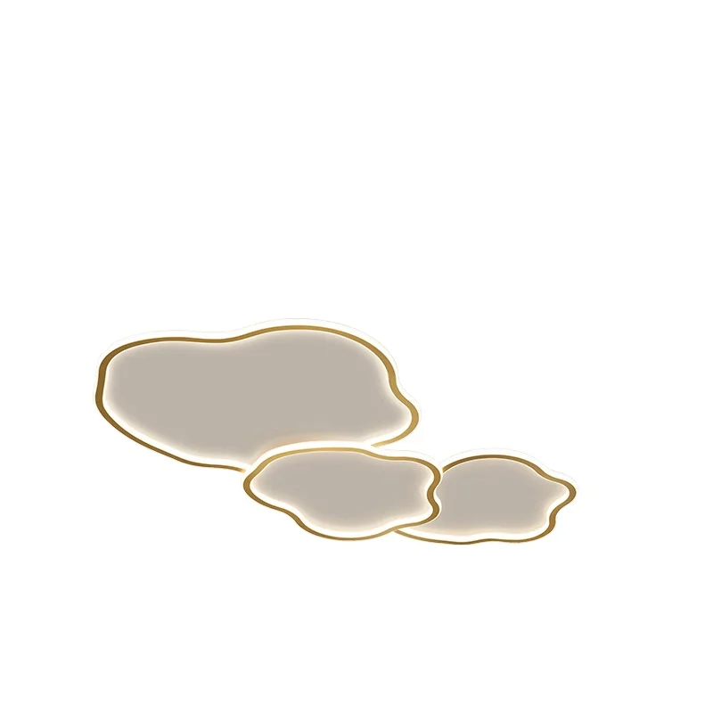 

All copper living room light modern simple atmosphere ceiling living room main light minimalist light luxury lamps