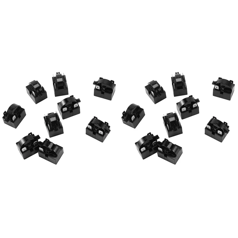 18Pcs Refrigerator Spare Parts Starter Parts 2 3 4Pin 12 15 22Ohm Ptc Starter Relay Accessories