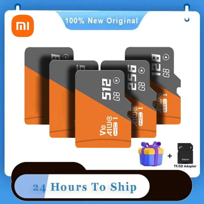 Original Xiaomi Class10 High Speed 2 TB Micro TF SD Karte 1 TB SD Karten Hohe Kapazität Speicher Karte 128 GB Für Kamera UAV Mit Adapter