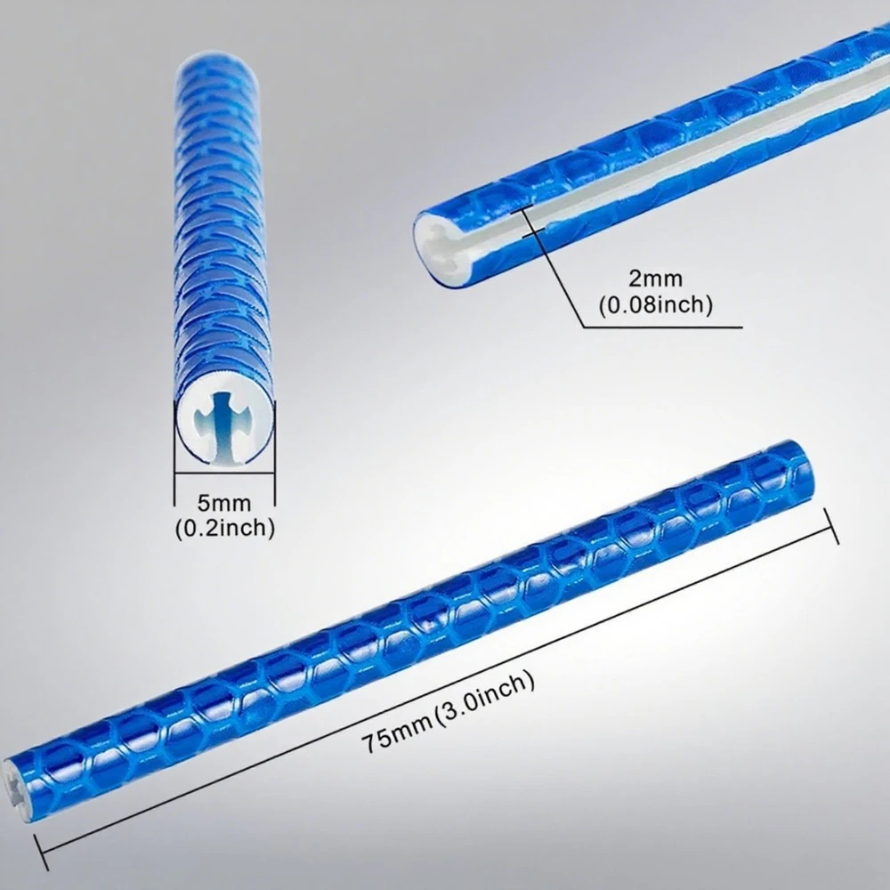 Bicycle Wheel Spokes Reflective Sticker Tube Strip Warning Light DIY 7.5cm MTB Cycling Reflector Reflective Safety Kit