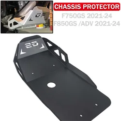 Engine Guard Cover Oil Sump Protector Cover For BMW F750GS F850GS Adventure 2024 F750GS Skid Plate Bash Plate Chassis Protection