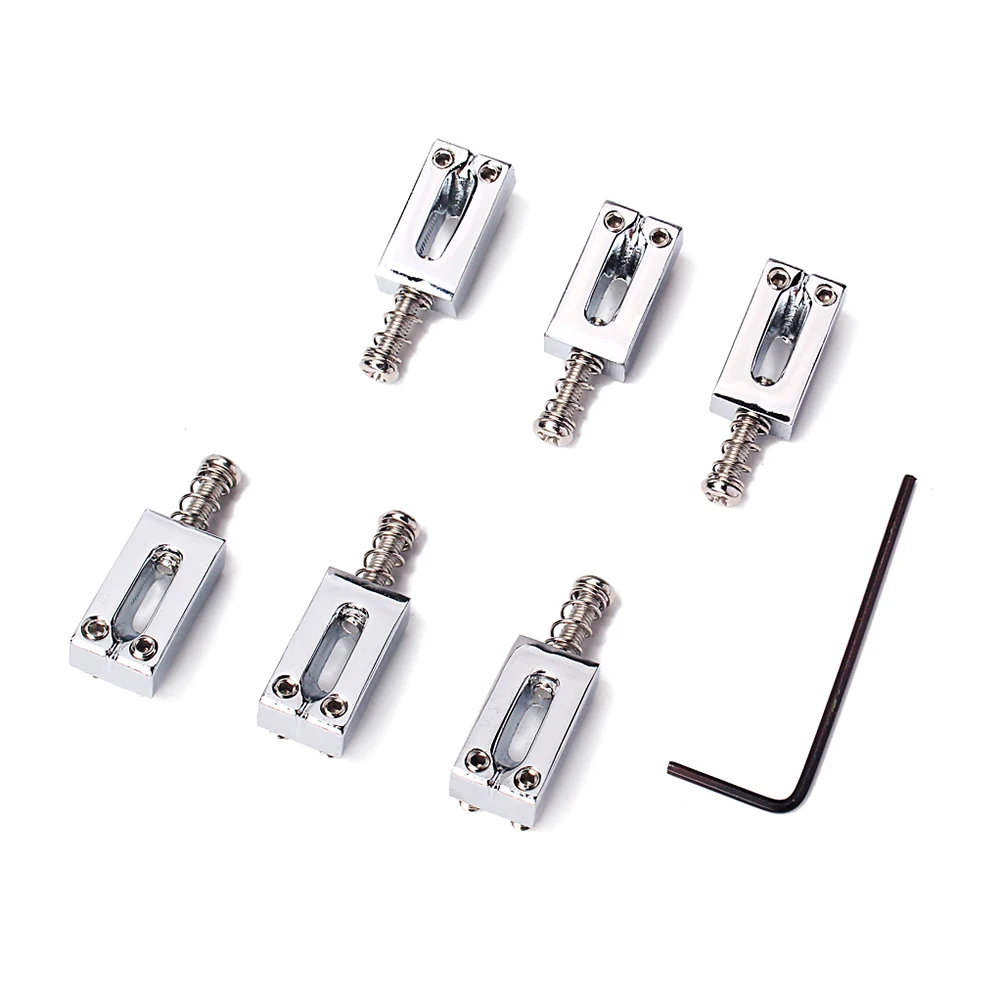 

6 in Saddle Set Replacement Acoustic Guitar Saddles Style Parts Zinc Alloy Style Guitar Parts Durable Compatible