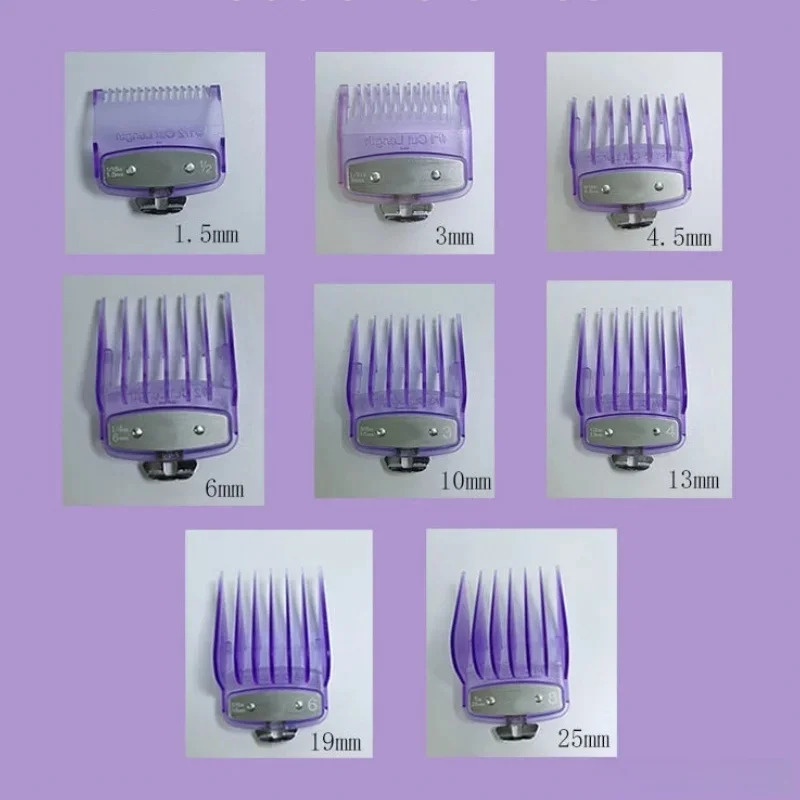 8Pc/Set Limit Comb For Wahl Hair Cutting Machine Hair Clipper Guards Combs  Barber Shop Accessories Pro Cutting Guide Y0405